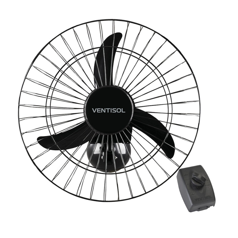 Ventilador de Parede Oscilante 50 cm Bivolt - Ventisol (110V/220V)