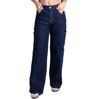 Calça Jeans Sawary Wide Leg Petit - 281899 em Oferta na Shopee