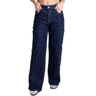 Calça Jeans Sawary Wide Leg Petit - 281899