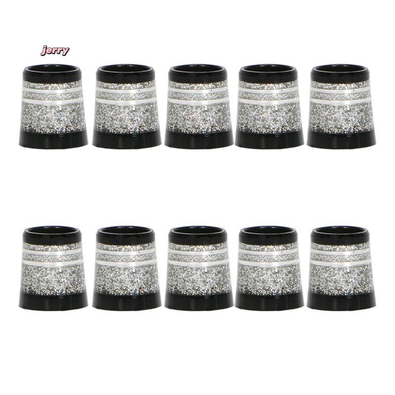 10 Peças Ponta De Virola De Manga De Golfe Para Ferros Acessórios De Eixos De Clube De Alta Qualidade Prata