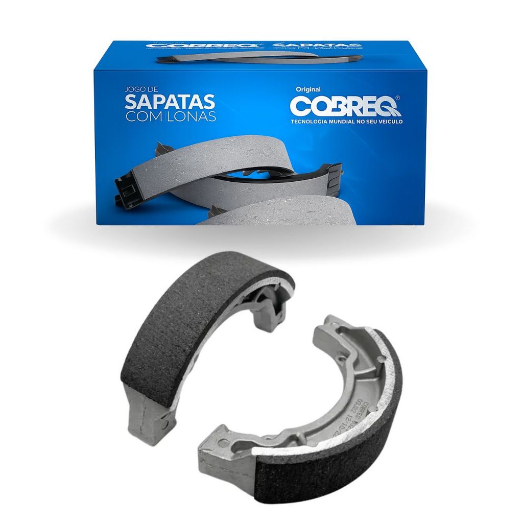 Patins Lona Sapata Freio Dianteiro e Traseiro Suzuki GSR 150l 2011 ate 2017 Cobreq em Oferta na Shopee