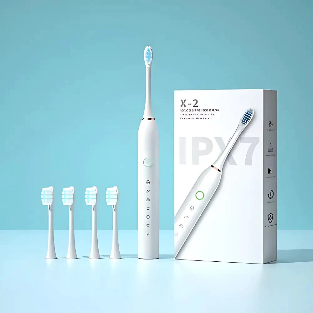 Escova de dentes elétrica recarregável Sonic X3 em Oferta na Shopee