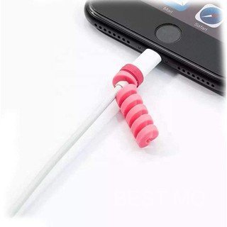 1 Kit Protetor Espiral Espiral Para Cabo De Carregamento Fone De Ouvido Cabo De Linha Promoção