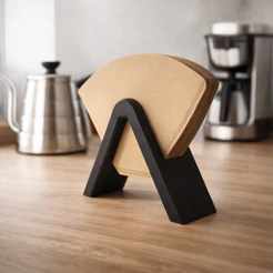 Suporte Porta Filtro de Café | Coador de Papel | Organizador Moderno Para Filtros 102 103