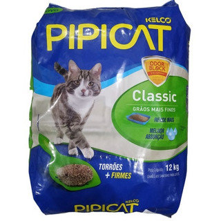 Areia Higiênica Para Gatos Pipicat Classic 12 kg em Oferta na Shopee