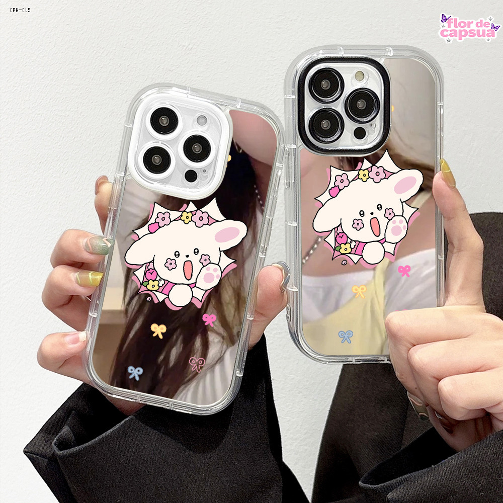 Capa Para iPhone 15 13 12 11 8 7 XR SE Plus 2020 2022 Fofa Espelhada De Celular JMPF0636