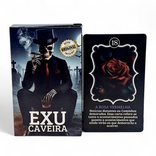 Taro Novo Exu Caveira com 36 Cartas Autoexplicativas em Oferta na Shopee
