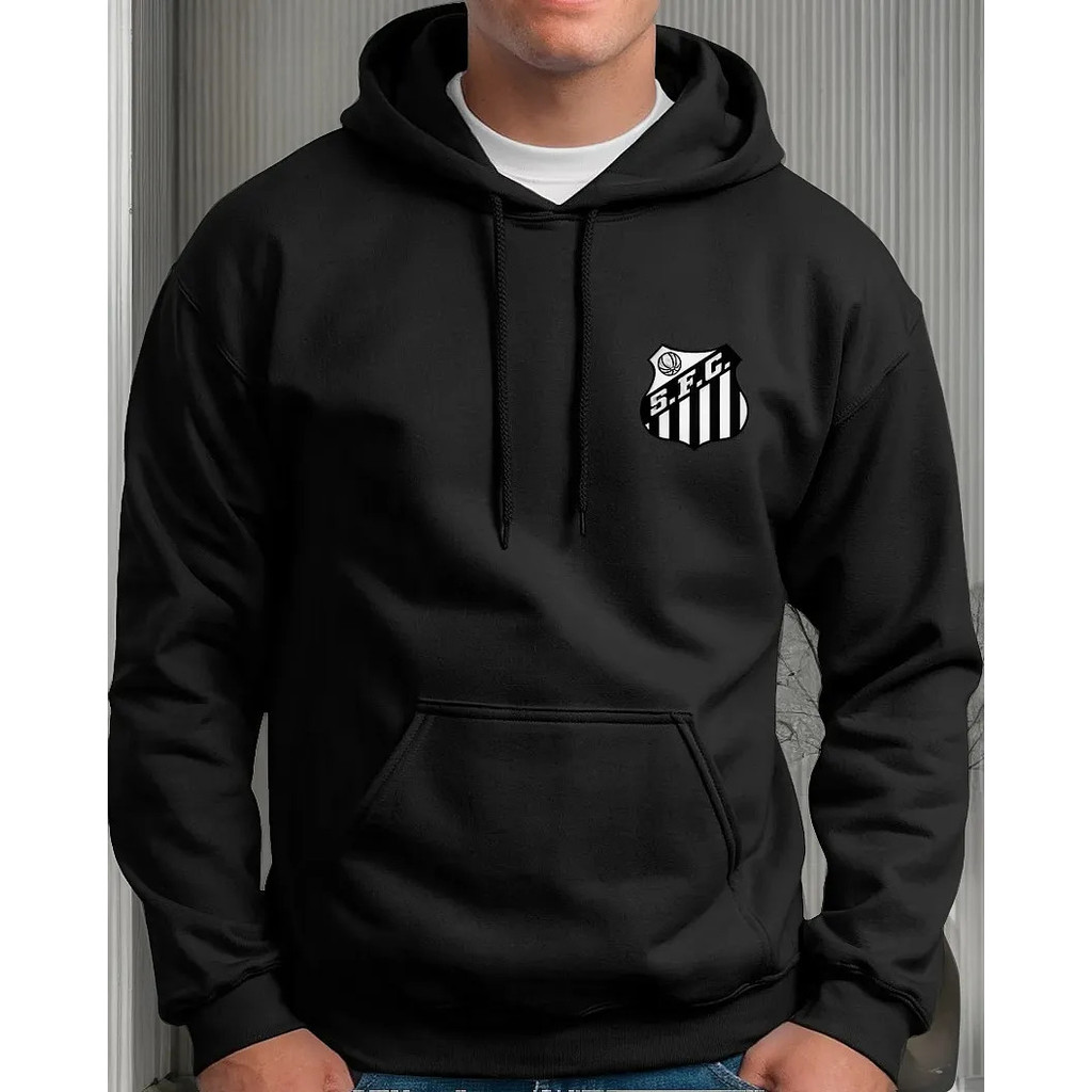 Blusa Moletom Santos Futebol Time Ótima Qualidade Flanelado