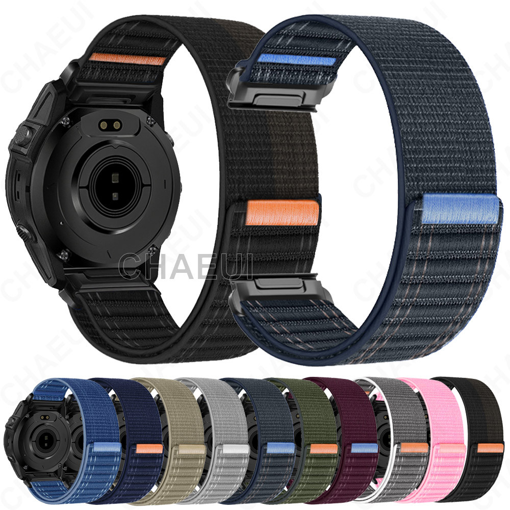 Pulseira De Nylon Tecido De 26mm , 22mm Para Garmin Fenix 8 51mm 47mm 43mm / 7X / 6 / 7s / Fenix3 hr / Forerunner 935