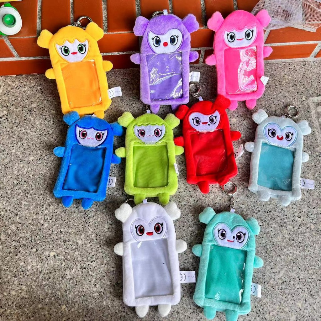Três Gatinhos Pequenos, Porta Cartão de Foto Kpop de Pelúcia de 3 Polegadas, Capa Protetora para Cartão de Foto de Ídolo