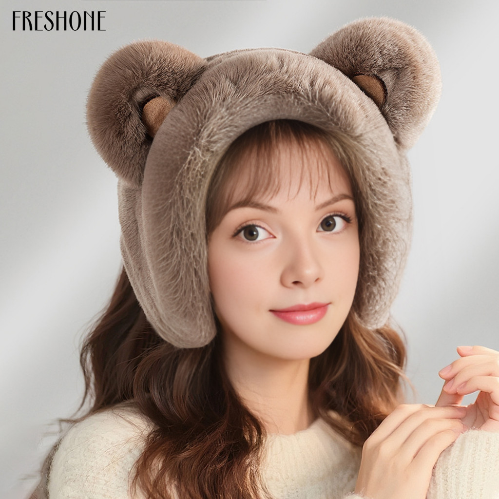Protetores De Orelha Macios , Confortáveis , Aconchegantes , De Urso , Inverno Para Calor Extra , Perfeito Dias De Neve , Permanecem Elegantes E Isolados Com T