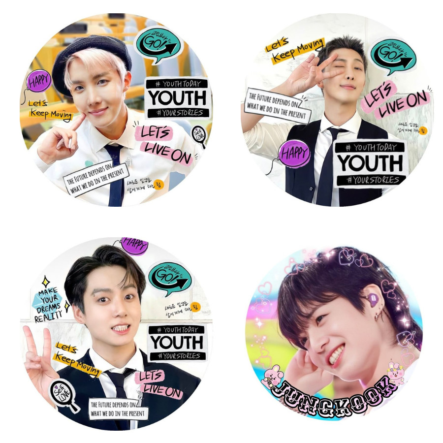 Bottons Presente - SHOW - KPOP-IDOL-COREANO- Bottom/botton/Pin ,Show , Fofo Colecionavel