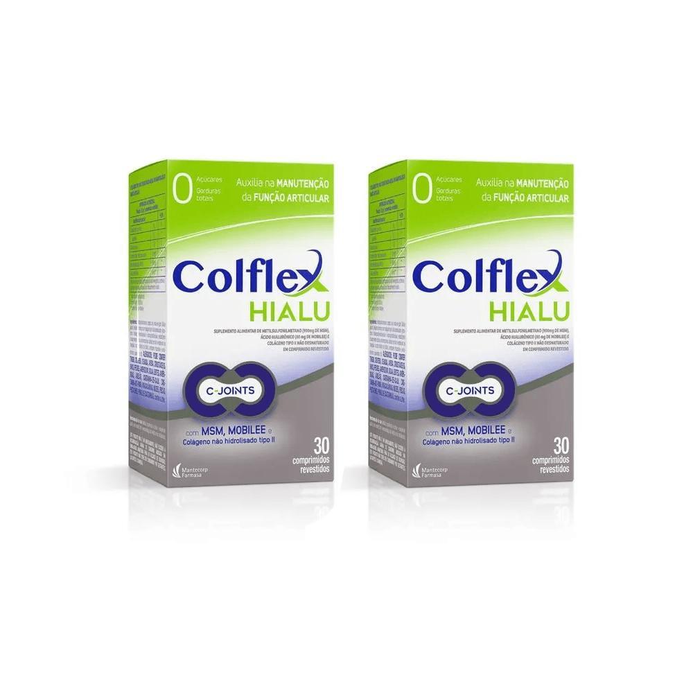 Kit c/ 02 Colflex Hialu Suplemento Alimentar 30 Caps.