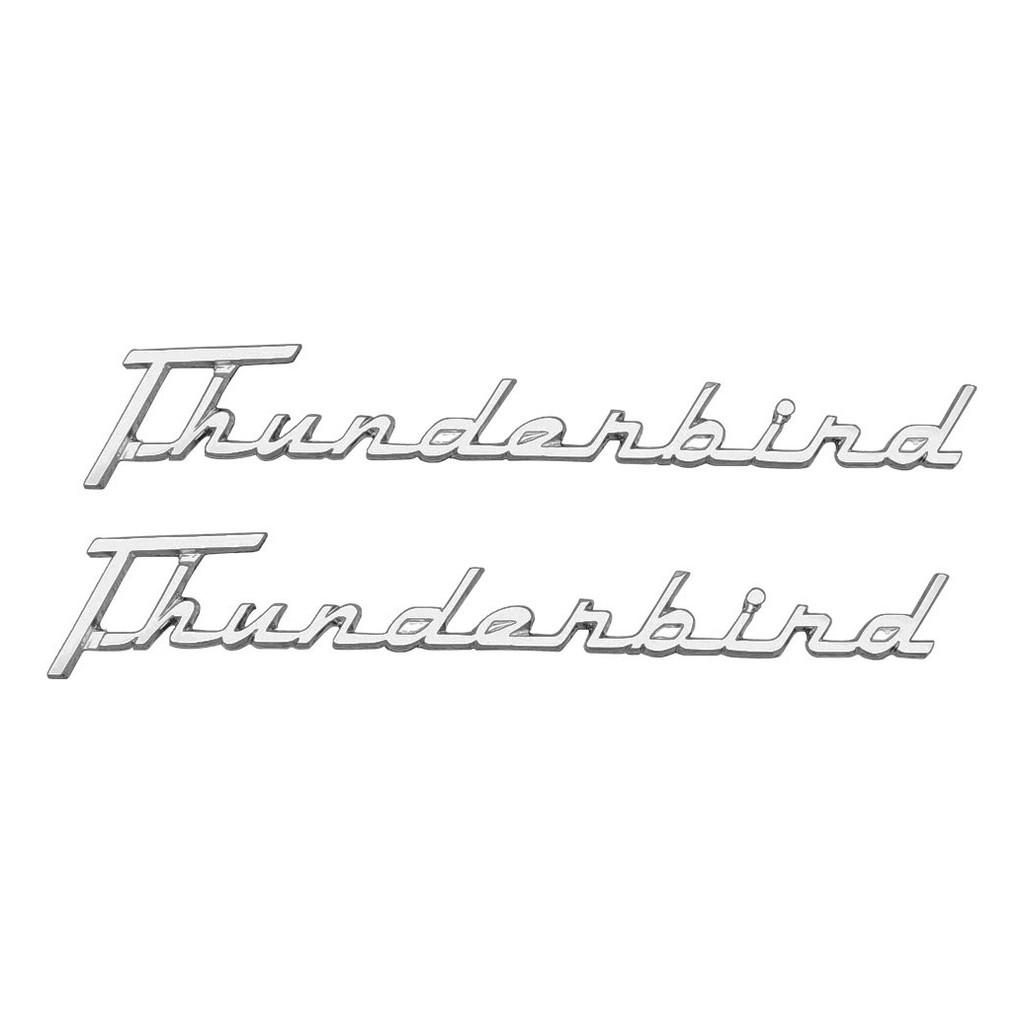 Ford, Emblema Escrita Thunderbird De Paralamas ( Par)