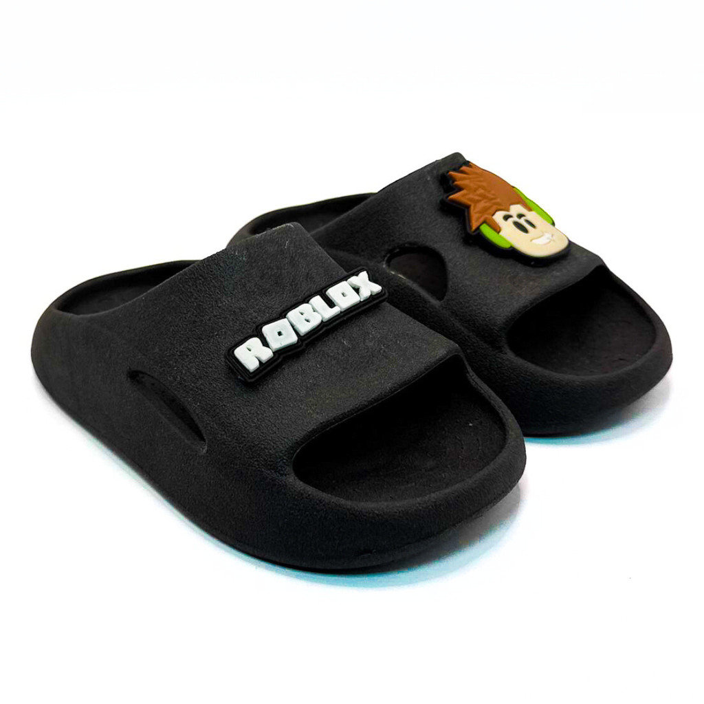 Chinelo Slide Nuvem Menino Gamer Roblo Jogo Confortável Macio Anatômico Escolar Antiderrapante
