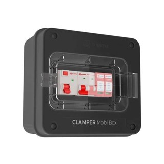 Quadro p/ Carregadores Veiculares Clamper Mobi Box 220v 8kw (protetor C. Telef/Energ) em Oferta na Shopee