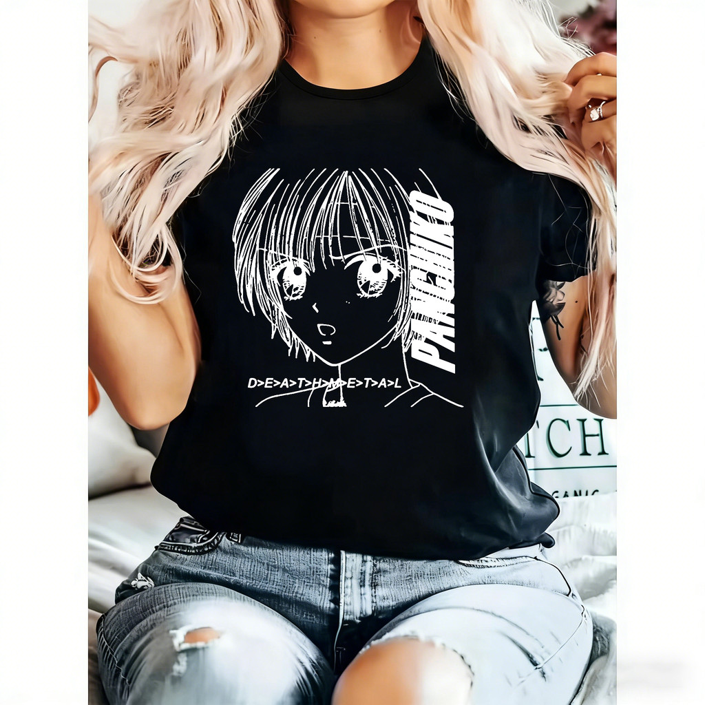 Camiseta Feminina Estampa Anime Personagem Feminino Moda Feminina Confortável Linda Tendência