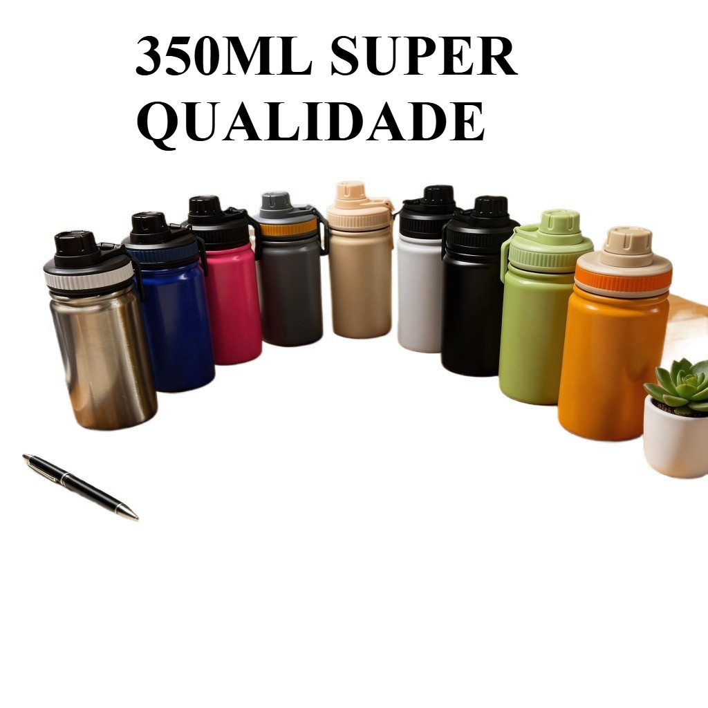 Copo Térmico 350ml com Isolamento a Vácuo, Mantém Bebidas Geladas por Horas, Design Moderno,maravilha