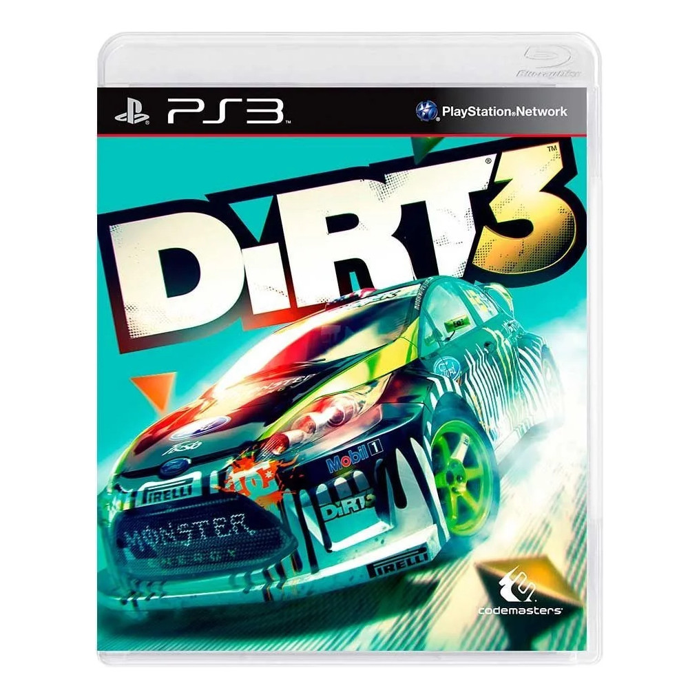 #  Dirt 3 Ps3 Midia Fisica Original Sony Playstation Play Nf
