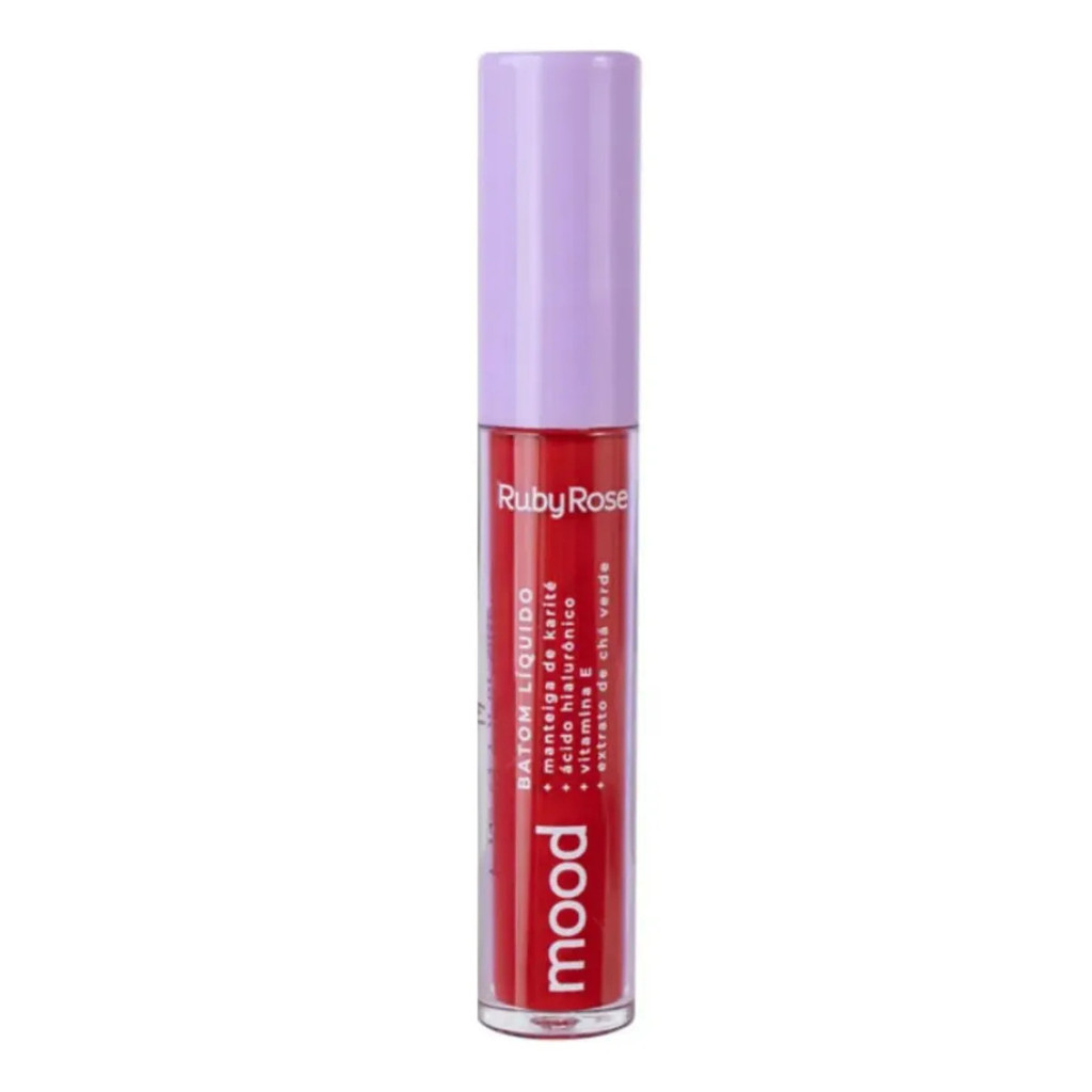 BATOM LABIAL LIQUIDO MOOD HB566S17 3,2ML FUN RUBY ROSE