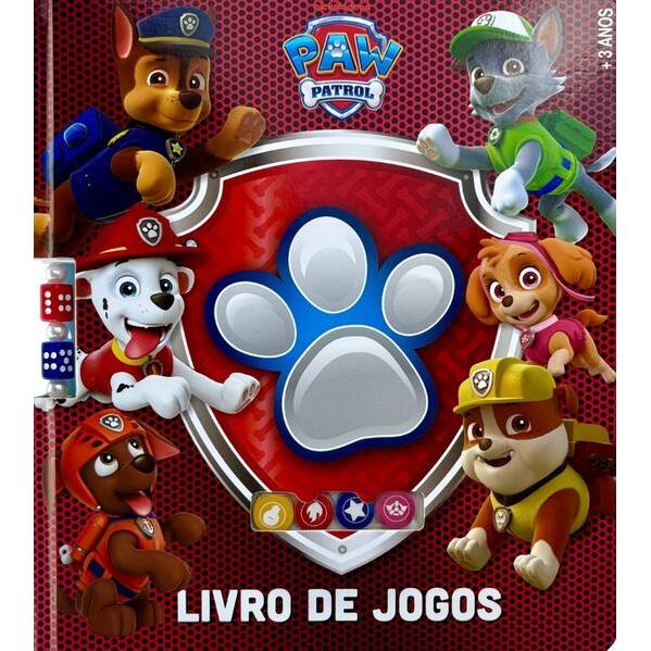 Patrulha Canina Livro de Jogos - Capa Dura em Oferta na Shopee
