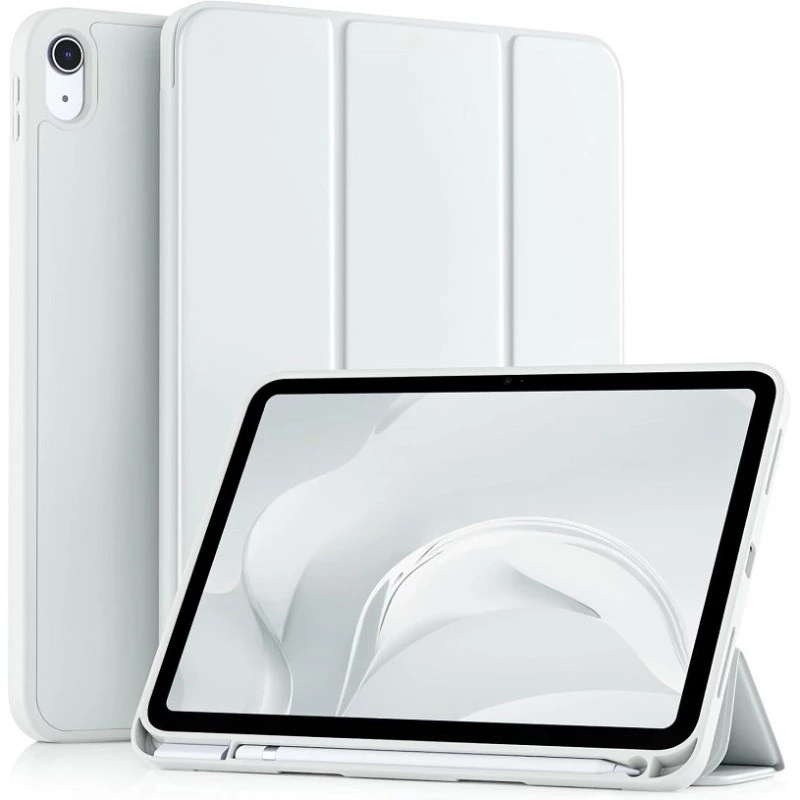 Capa Trifold para iPad A16 11" e 10 10,9" Smart Folio com Suporte Caneta