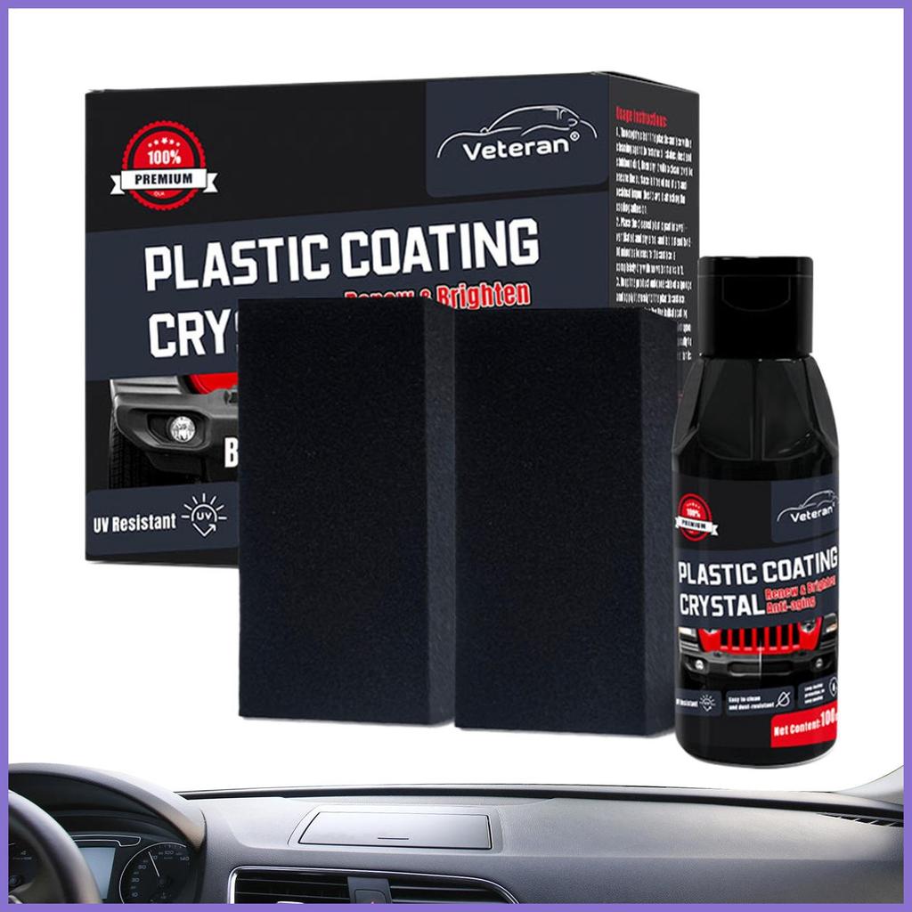 Restaurador De Borracha Para Carro , Solução Restauradora , Removedor De Arranhões De Pintura De Interior , Bicicleta , 