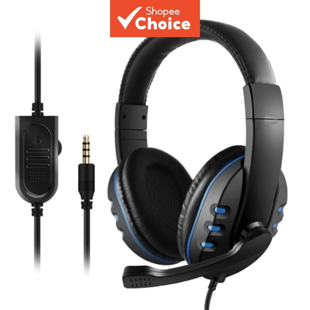 Fones De Ouvido GL-7900 RGB Para Jogos Interface De 3.5 Mm Com Fio Graves Profundos Som Surround Laptop Protetores Confo