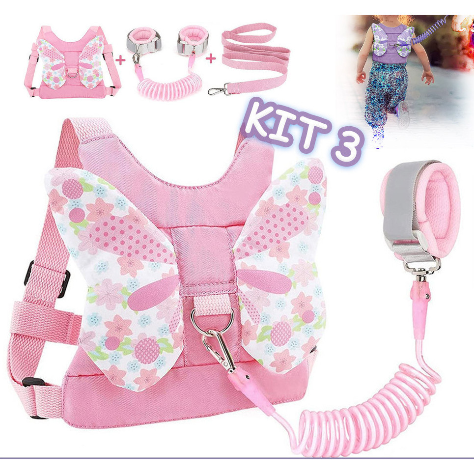 Coleira Infantil Mochila Guia De Segurança Anti Perda Cinta iBoa Presentes