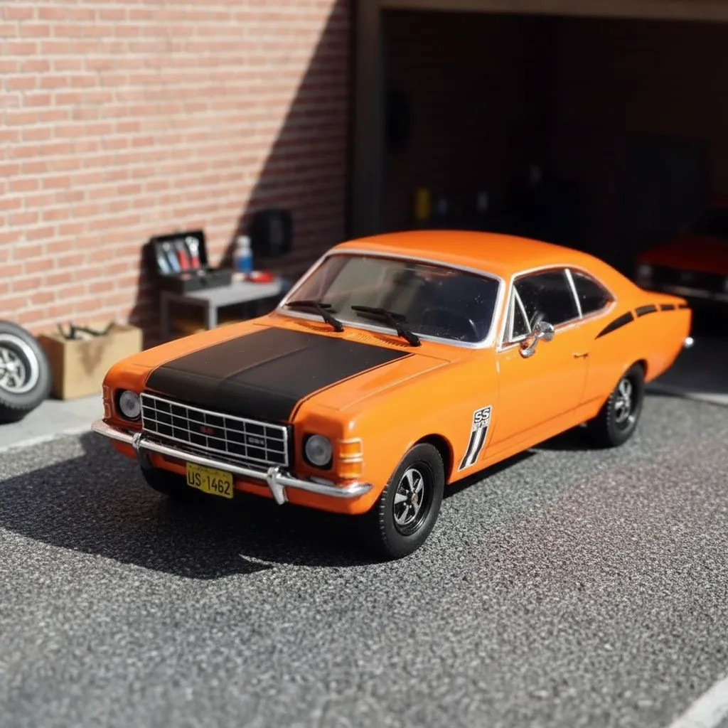 Miniatura Chevrolet Opala Ss 1975 1:43 Ixo Laranja