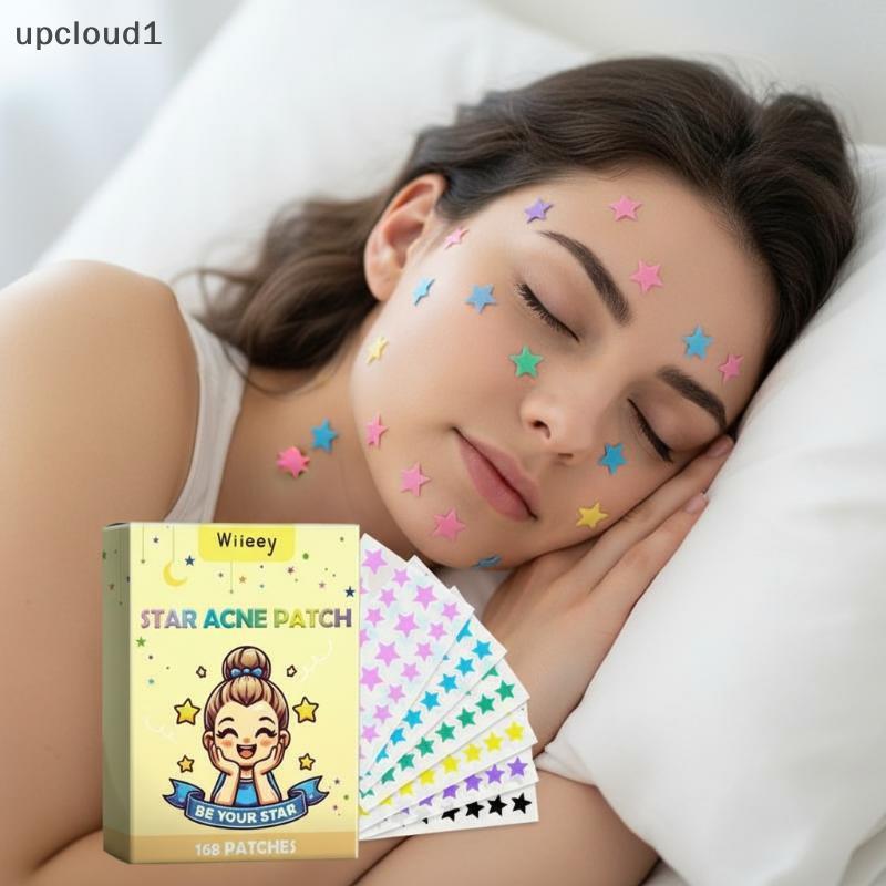 [upcloud1] Patch Star Shape Stiers Para Solução De Manchas De Pontos Hidrocolóides Faciais Suave Jovens Uso Diário Bouti