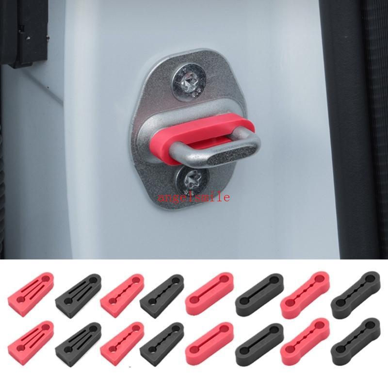 4 Peças Protetores Carro Silicone Amortecedor Fechadura Reduz O Ruído Fechamento Evita Arranhõe