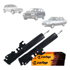 Kit 2 Amortecedores Traseiro Cofap Original Fiat Uno 1989 a 2013