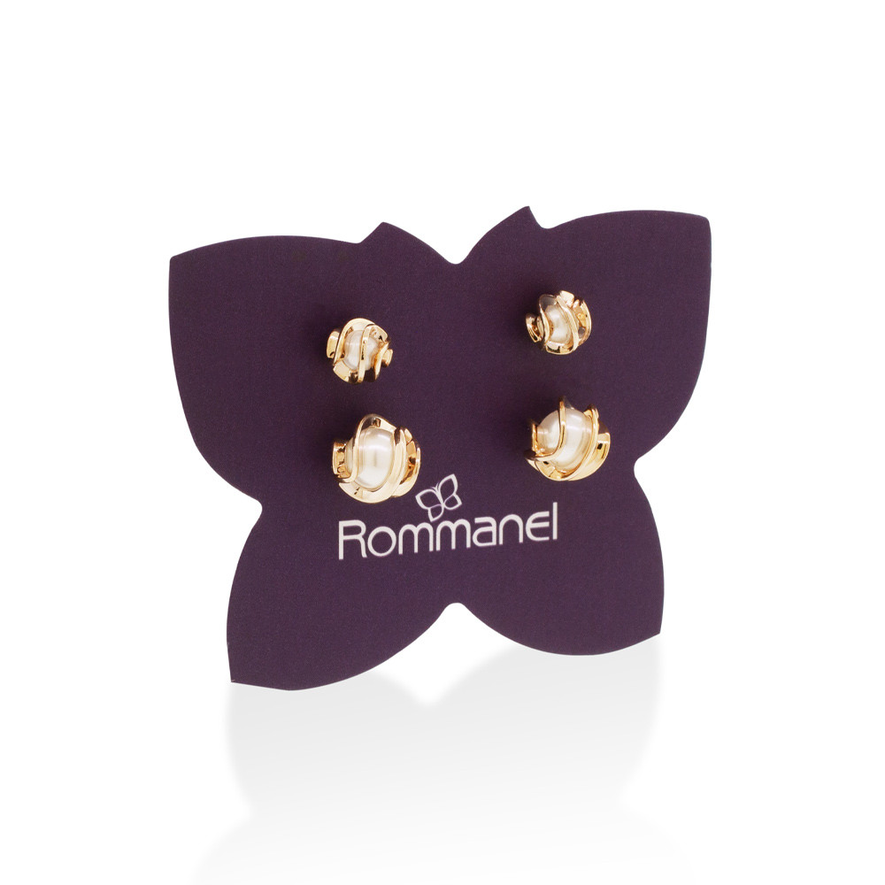 Imagem KIT BRINCO BANHADO A OURO 18K COM PÉROLAS SINTÉTICAS