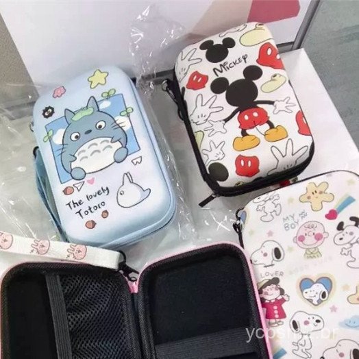 Bonito Power Bank Digital USB Portátil Totoro, Bolsas de Armazenamento, Acessórios Eletrônicos de Viagem, Carregador de