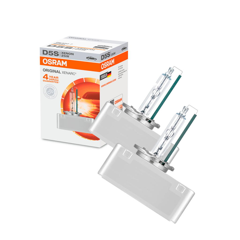 Lâmpada Xenon d5s Mitsubishi L200 Triton 2017 até 2022 Osram xenarc original Par