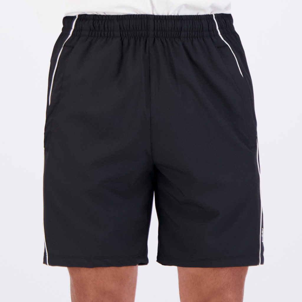 Bermuda Fila Match 8 Preta e Branca