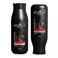 Combo Vult Cabelos Explosão de Força: Shampoo 350ml + Condicionador 325ml