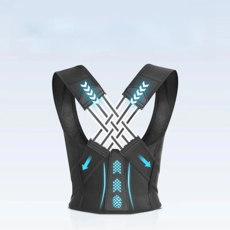 Cinta de Correção Postural Unissex Alívio de Dor Ajusta Postura homem e mulher em Oferta na Shopee