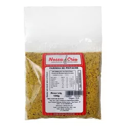 Farinha de Pistache 100g Premium para Confeitaria e Doces
