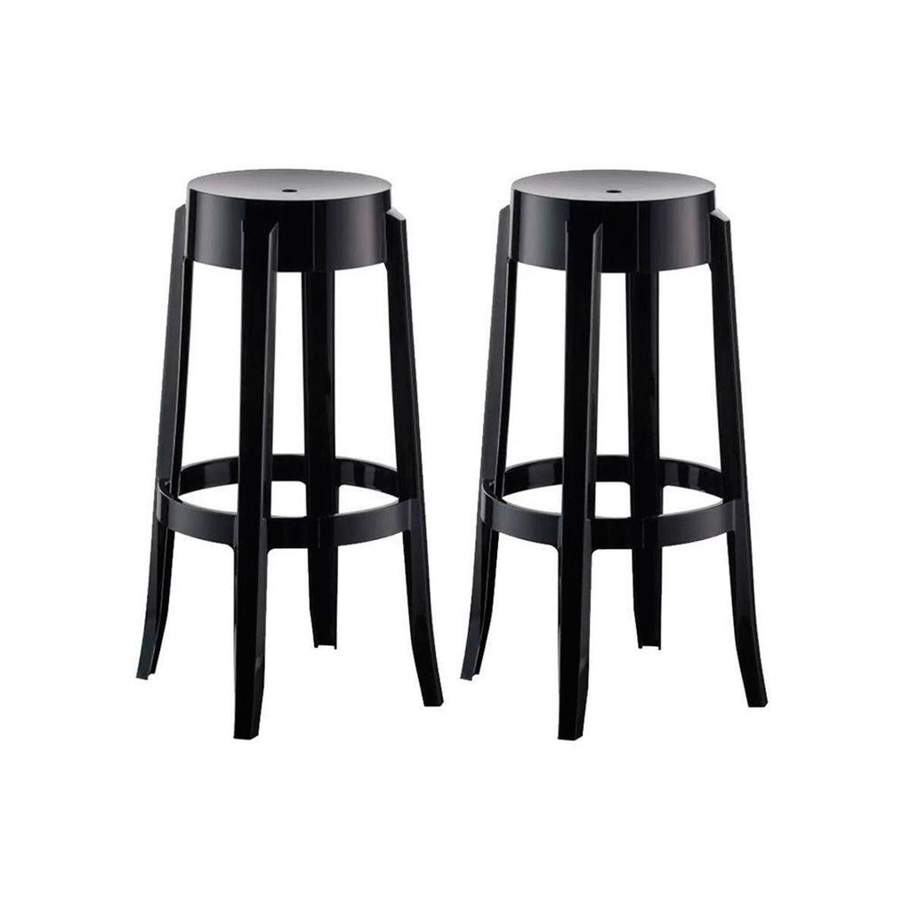 Kit 2 Banqueta de Cozinha Shine UZ8007 2 Un Preto - Kappesberg em Oferta na Shopee