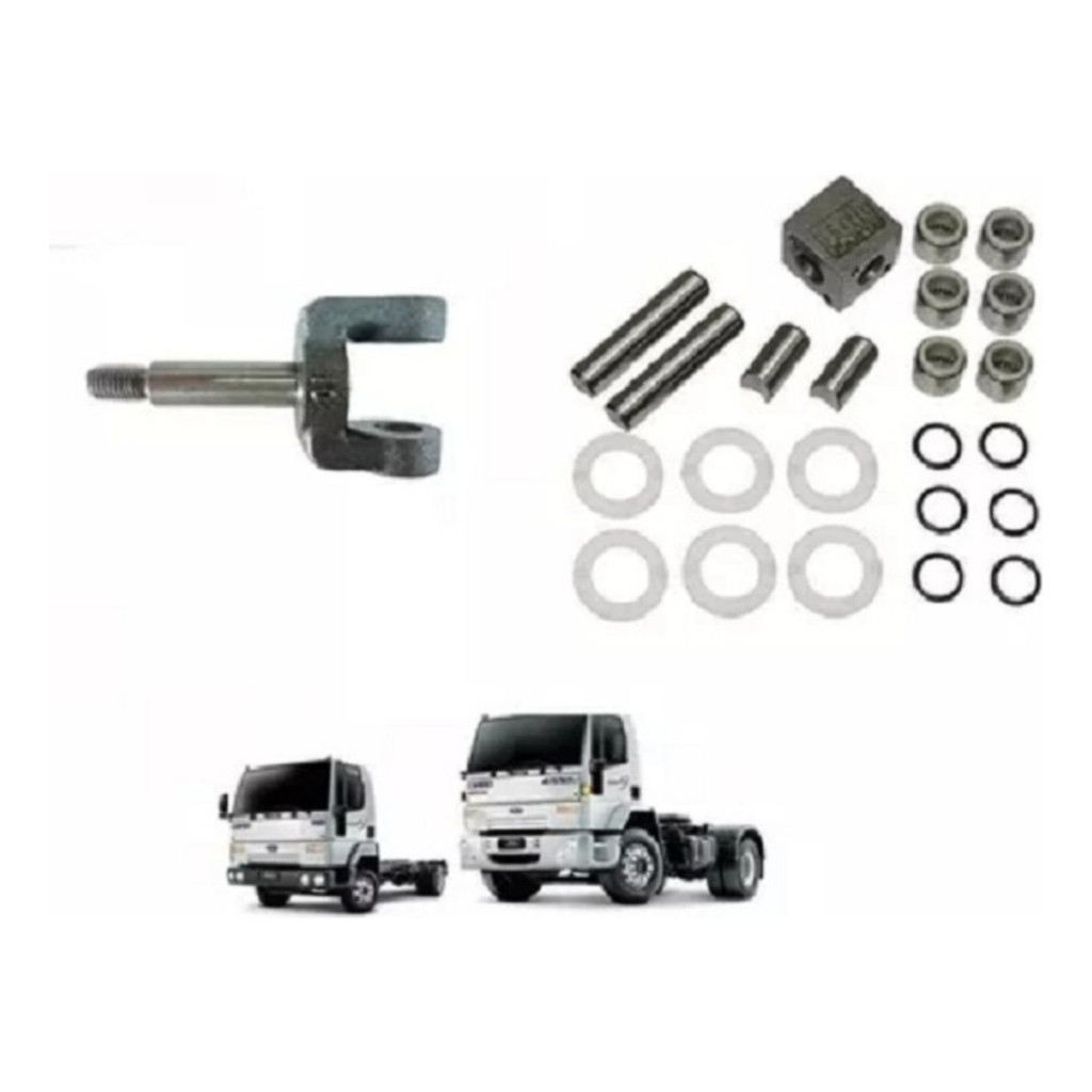 Kit Garfo Alavanca Cambio + Reparo Ford Cargo 814 815 712
