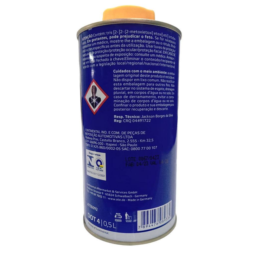 Óleo de Freio ATE Dot 4 SL 500ml em Oferta na Shopee