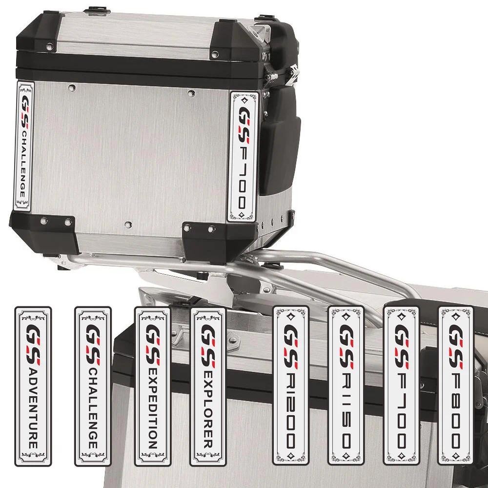 Travelled Caixa De Bagagem Tronco Da Motocicleta Para BMW R1200GS R1150gs F700gs F800gs GS R1200 Lado Cauda Caso Decalqu