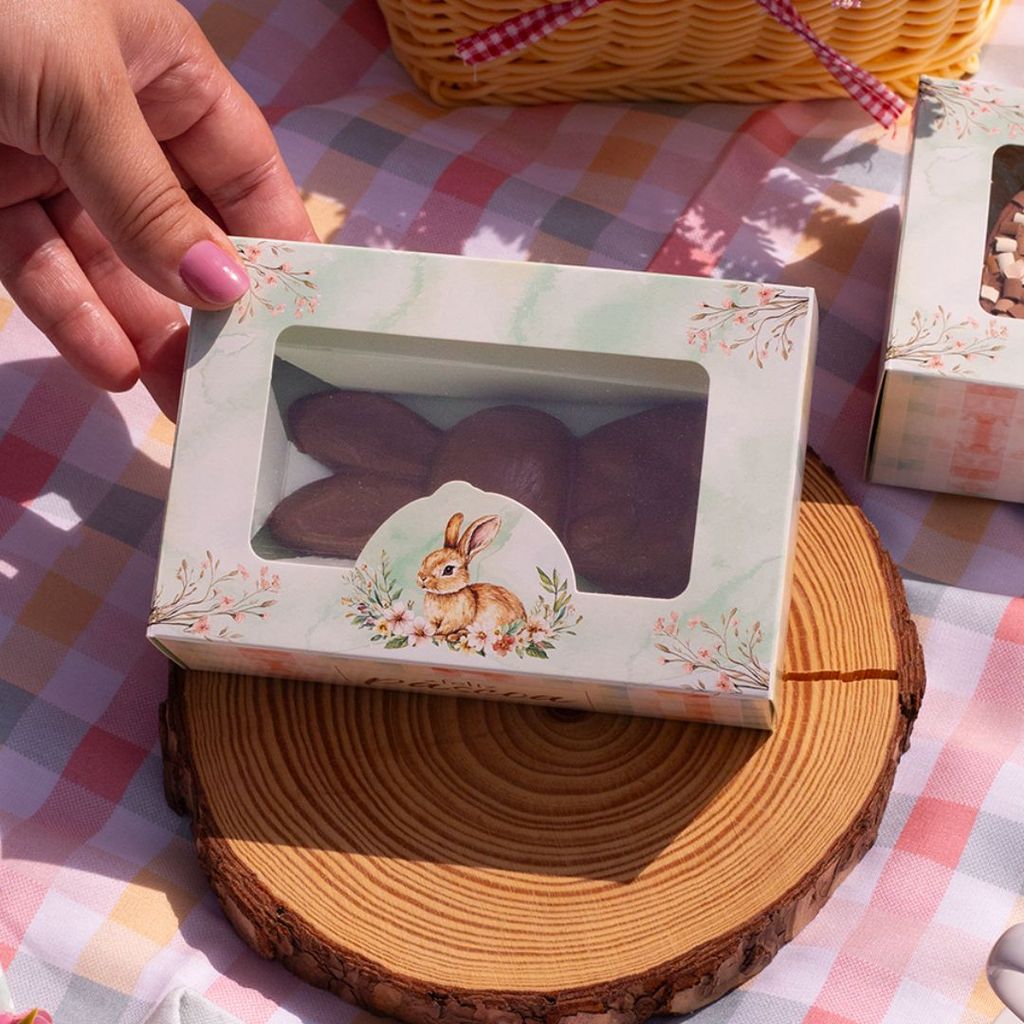 20 CAIXA  P/ 2 MINI OVOS 50G OU COELHO DE CHOCOLATE - 5913 ( IDEIA PÁSCOA 2026 ) em Oferta na Shopee