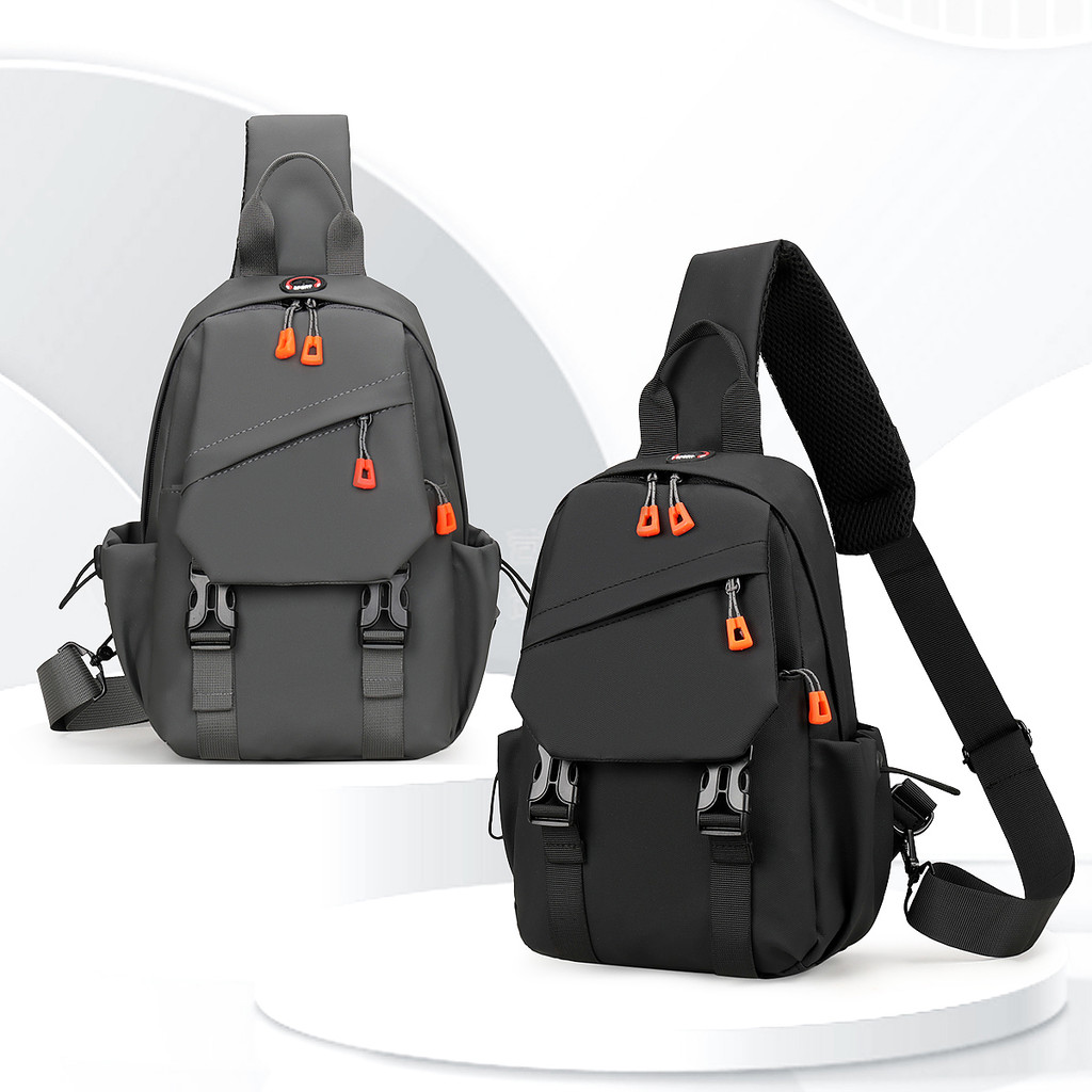 Mochila Esportiva De Peito Multicamadas De Grande Capacidade Impermeável Para Homens,Bolsa Transversal Estilosa em Oferta na Shopee