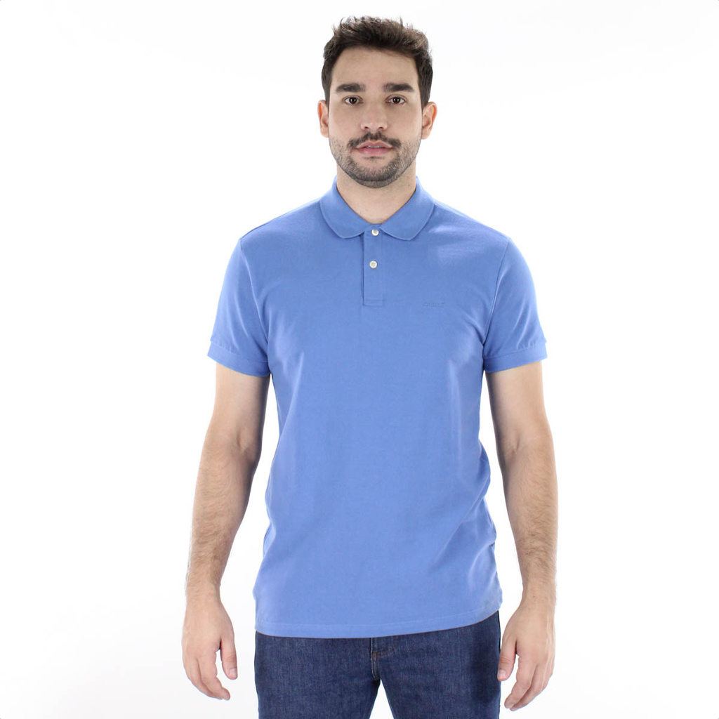 Camiseta Polo Colcci 03115 Azul Zarco - Masculino
