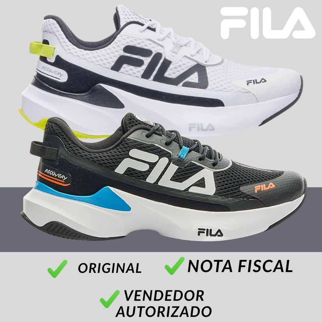 Tênis Fila Recovery Masculino Esportivo Original em Oferta na Shopee