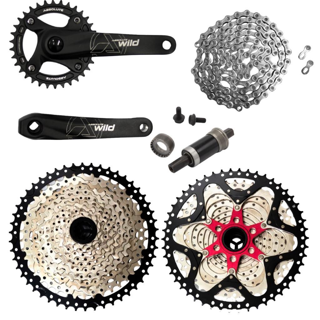 Kit Grupo Transmissão Bike 1x11v Coroa Única K7 11x50