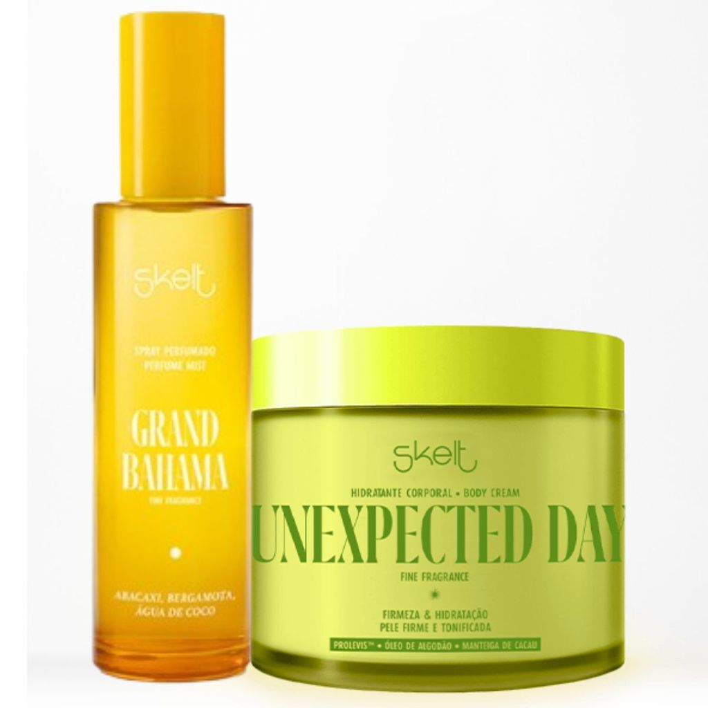 Duo Body Splash Grand Bahama + Hidratante Corporal Unexpected Day